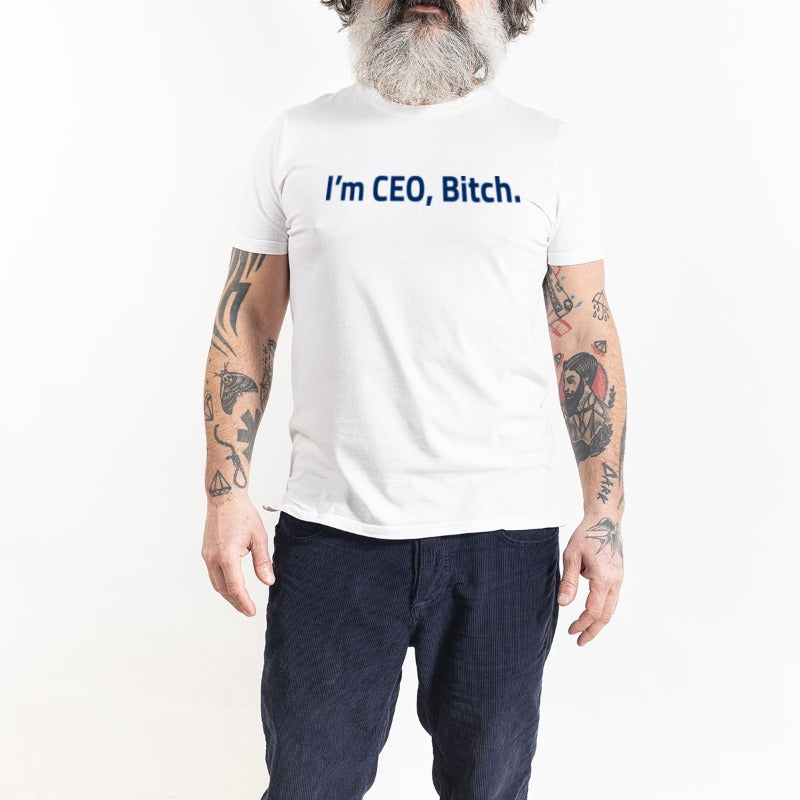 El "mandamás" de la oficina tiene que lucir esta hermosa remera, verdad Mark.